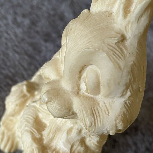Sculptor A. Santini Bunny Rabbit 4" Ivory White Made In Italy Classic Figure VTG - Picture 7 of 12